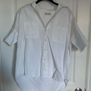 Madewell white blouse